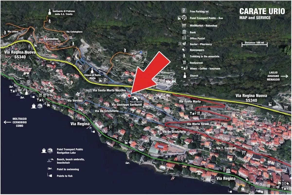 Holiday home Apartement In Villa With Lake View Carate Urio Italy